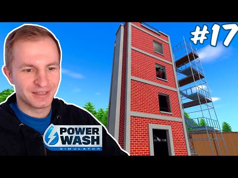 Видео: Ниламоп начал отмывать пожарную учебную башню | Power Wash Simulator #17