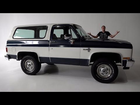 Видео: Chevy Blazer 1987 года - такими внедорожники были в прошлом