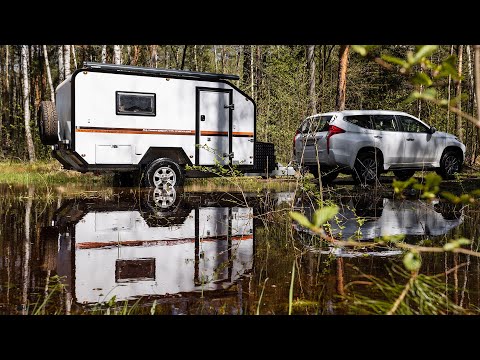 Видео: Внедорожный прицеп капля Via Lander 2021