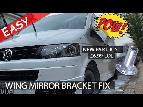 Видео: Замена кронштейна бокового зеркала VW T5 T5.1