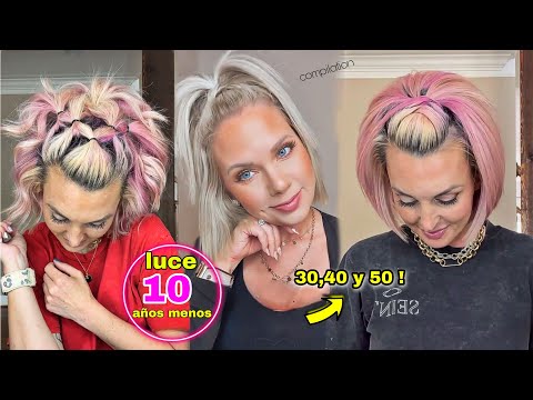 Видео: супер идея прически на короткие волосы Модные девушки