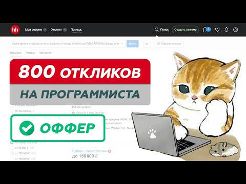 Видео: Я отправил 800 откликов и получил оффер