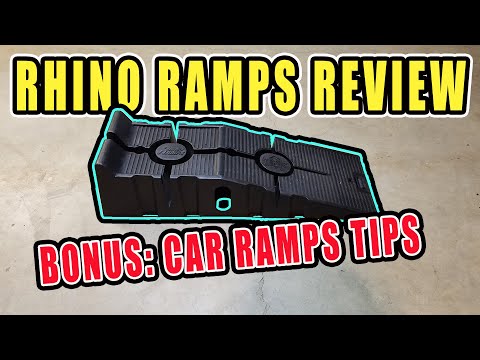Видео: Обзор Rhino Ramps и советы по использованию автомобильных рамп