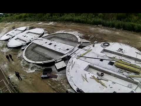 Видео: Строительство силосных банок на Бердичевском элеваторе