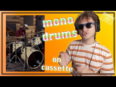 Видео: Запись и сведение моно-барабанов на кассетной Portastudio