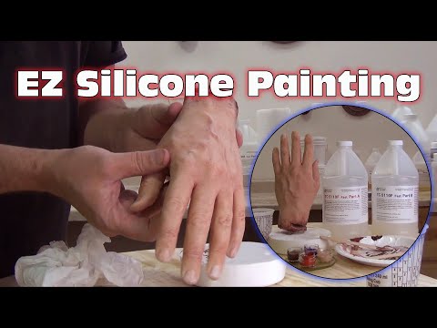 Видео: Быстро и легко покрасить силиконовую руку