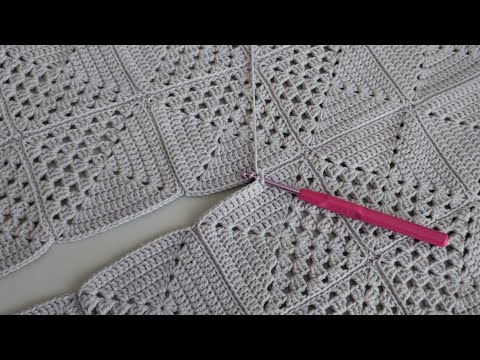 Видео: Попрощайтесь с разочарованием в вязании крючком с помощью нового метода: соединение квадрата