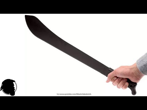 Видео: Обзор, Мнение, Испытания - Мачете COLD STEEL BOLO MACHETE