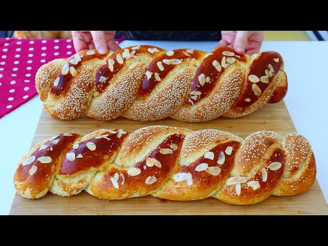 Видео: Взбейте воду и молоко. ❗ Эта пасхальная булочка вас поразит. Очень вкусно. АСМР