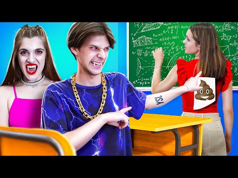 Видео: Бедная Девушка Попала В Школу Вампиров! Мой Парень - Вампир || @OK-Forever