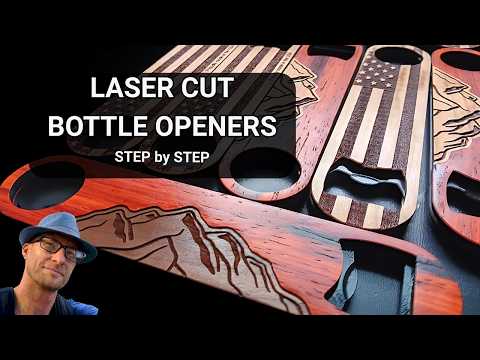 Видео: Простая лазерная открывалка для бутылок — шаг за шагом (SVG или Lightburn)