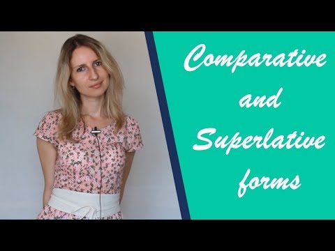 Видео: Урок 38. Сравнительная и превосходная степень прилагательных. Английский с нуля.