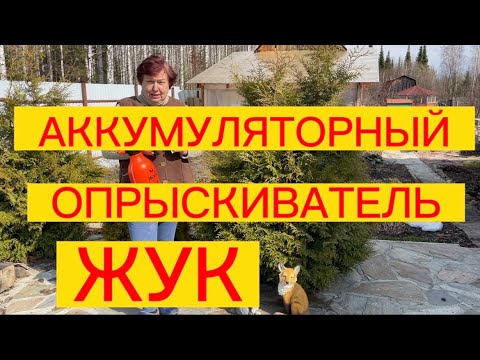 Видео: ОБЗОР. АККУМУЛЯТОРНЫЙ ОПРЫСКИВАТЕЛЬ ЖУК
