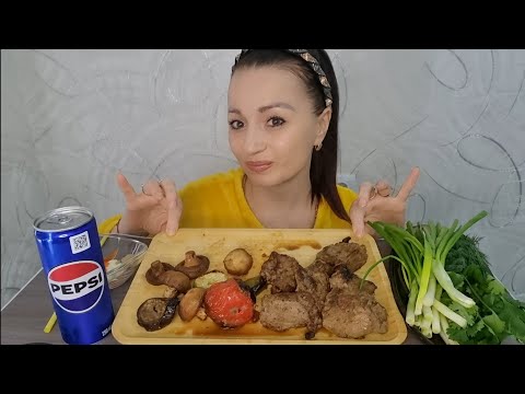 Видео: Шашлык🤤Мой Съёмочный Процесс📽📲#mukbang#kristinakiss#food#