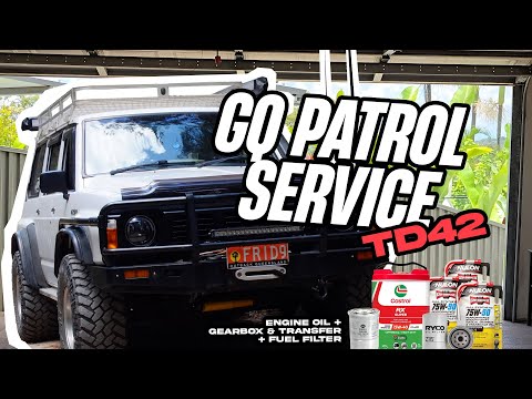 Видео: Обслуживание Nissan Patrol GQ TD42 — замена масла в двигателе, коробке передач, раздаточной короб...