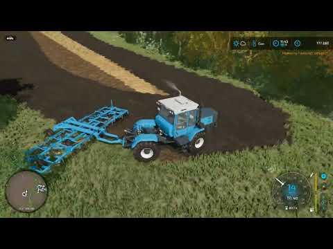 Видео: Farming Simulator 22 культивацыя рсм 2375 и хтз