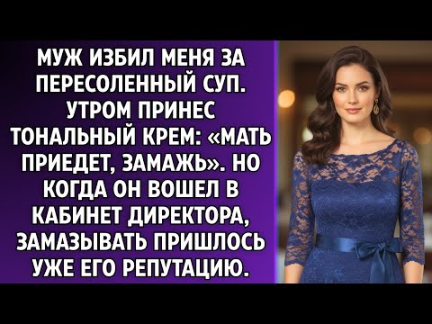Видео: Он избил меня за пересоленный суп. Утром принес тональный крем: «Мать приедет, замажь».