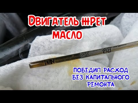 Видео: Двигатель жрет масло, победил большой расход без капитаки