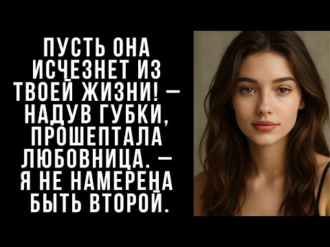 Видео: Пусть она исчезнет из твоей жизни!   надув губки, прошептала любовница    Я не намерена быть втор