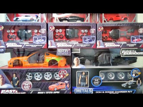 Видео: Давайте соберем и поиграем в модель набора фигурки Jada Toys "Fast & Furious" ♪