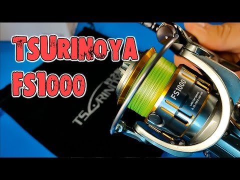Видео: Tsurinoya FS1000 катушка для ультралайта | Бюджетный топ