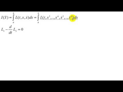 Видео: Основы вариационного исчисления | уравнение Эйлера Лагранжа | 6