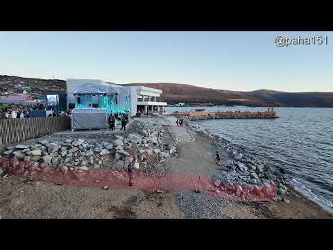 Видео: Открытие светомузыкального фонтана в парке Маяк // #Магадан #Нагаево