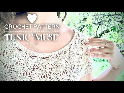 Видео: НЕВЕРОЯТНАЯ ТУНИКА КРЮЧКОМ 🧚🏻 «МУЗА» 🌊 ЧАСТЬ 1 / CROCHET PATTERN TUNIC “MUSE” PART 1