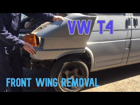 Видео: VW T4 — Как снять переднее крыло/крыло