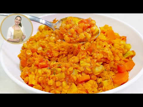 Видео: Если у вас есть ЧЕЧЕВИЦА, приготовьте этот УЖИН! Чечевица вкуснее мяса! Рецепт чечевицы, без ЯИЦ!