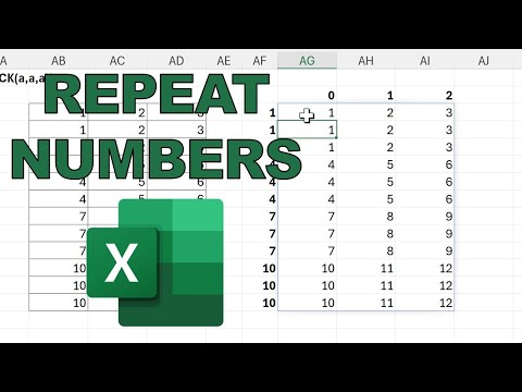 Видео: Хитрости для числовых шаблонов в формулах Excel