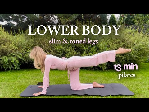 Видео: 13 min LOWER BODY pilates | SLIM LEGS & BUTT | НИЗ ТЕЛА 🧸