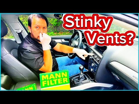 Видео: Как очистить вентиляционные отверстия автомобиля — очистка от плесени и неприятного запаха — непр...