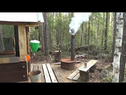 Видео: В тайге нашёл избушку, а там труба...