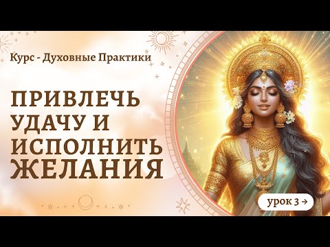Видео: Курс "Духовные практики". Урок 3:  практика "Натьям". Как привлечь удачу и исполнить желания? Сиддхи