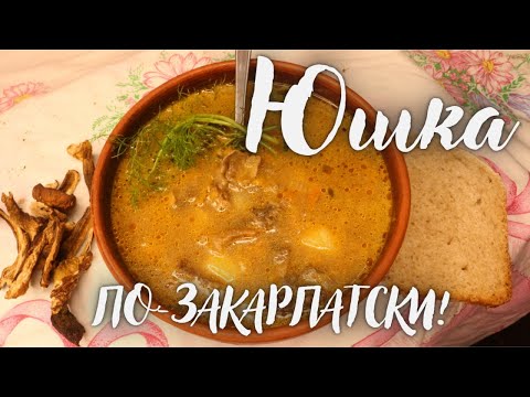 Видео: Грибной суп ( Грибная юшка ) ПО-ЗАКАРПАТСКИ! Смачный суп с белыми сушеными грибами