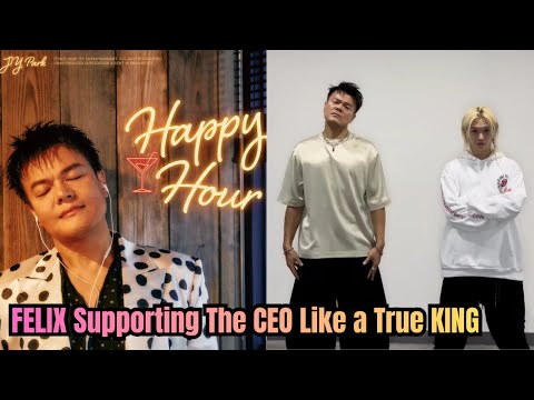 Видео: Felix Stray Kids поддерживает новую песню J.Y Park «Happy Hour» в сторис в Instagram!