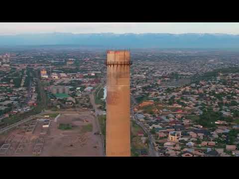 Видео: река Бадам, бывший свинцовый завод с дрона