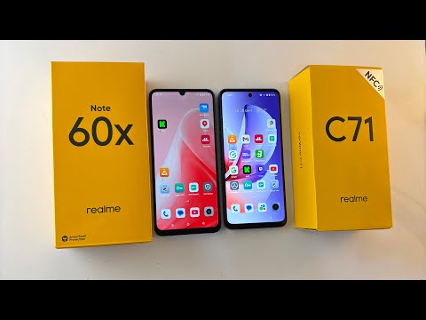 Видео: Сравнение Realme Note 60x vs Realme c71 до 85$ или 7000 рублей Хиты продажи 