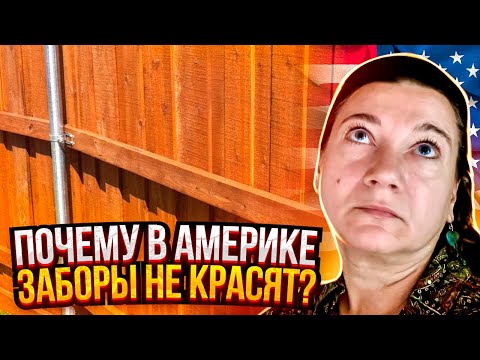 Видео: ПОЧЕМУ В АМЕРИКЕ ЗАБОРЫ НЕ КРАСЯТ? А ЧТО ВЫ ДУМАЕТЕ?