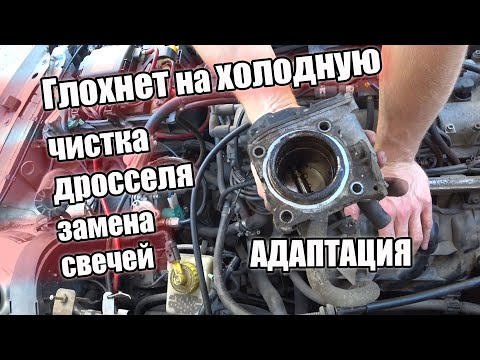 Видео: Заводится и сразу глохнет! Чистка заслонки, замена свечей  АДАПТАЦИЯ БЕЗ КОМПА! Гольф 4