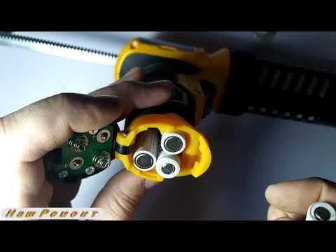 Видео: Пистолет для герметика и силикона переделка под аккумуляторы