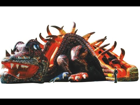 Видео: Надувной батут "Динозавр" от БатутМастер