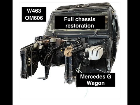 Видео: Восстановление шасси Mercedes G Wagon W463 с установкой OM606, полная сборка за 24 минуты