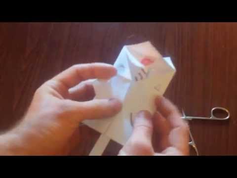 Видео: Крокодил 🐊 оригами, шевелит ртом! crocodile origami