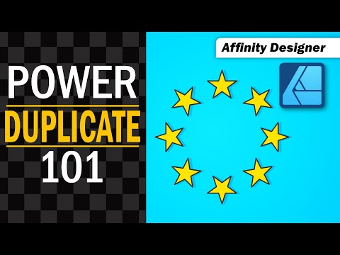 Видео: Power Duplicate и Quick Grids — Учебное пособие по Affinity Designer