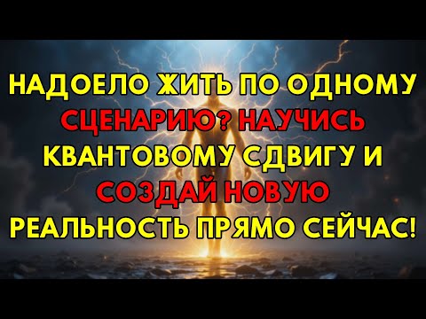 Видео: Наконец Прекрати Повторять Ту Же Реальность! Открой Секрет Квантового Перехода К Лучшей Жизни