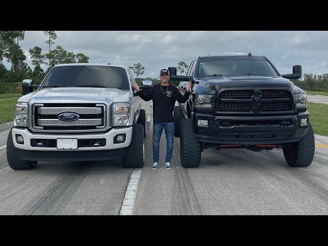 Видео: 6.7 Powerstroke против 6.7 Cummins!
