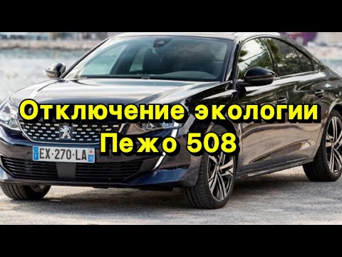 Видео: Отключение мочевины AdBlue,сажевого фильтра и клапана EGR Peugeot 508 2020г 1,5 дизель ЭБУ MD1CS003