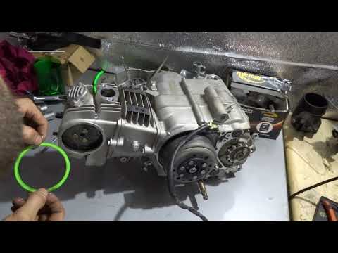 Видео: Разборка мотора питбайка SSR125. Часть 1.